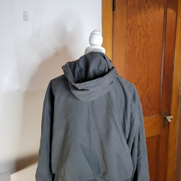 Mens London Fog Gray Microfiber Jacket Size 46 Reg - Picture 9 of 15